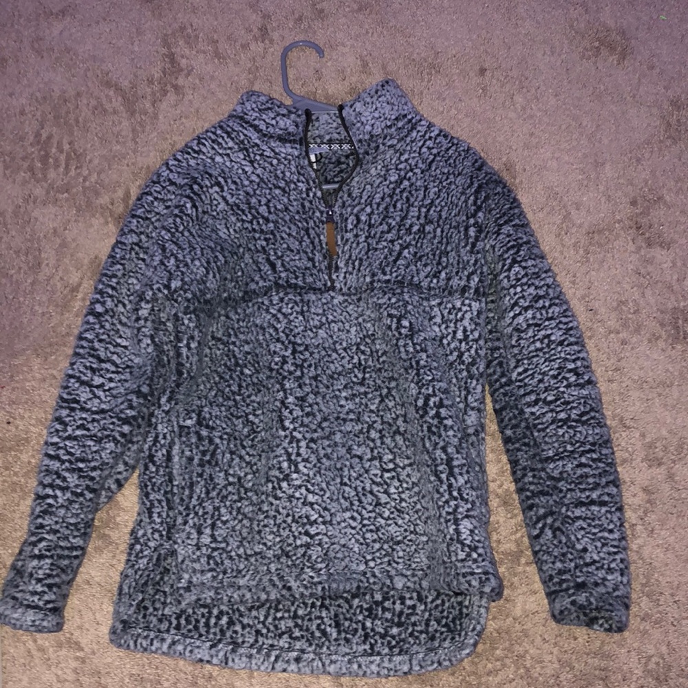 women’s quarter zip sherpa
